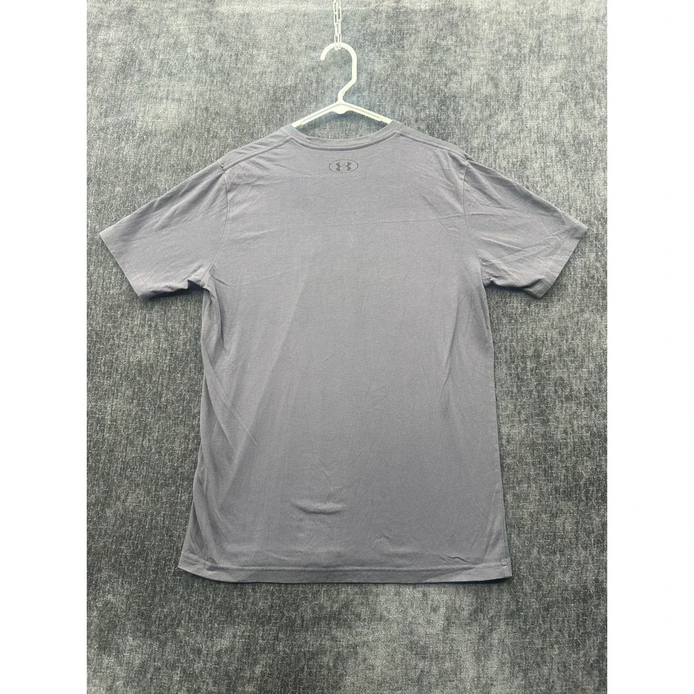 Under Armour T Shirt Mens Medium Gray Stretch Comfort Quick Drying‎ Loose Fit